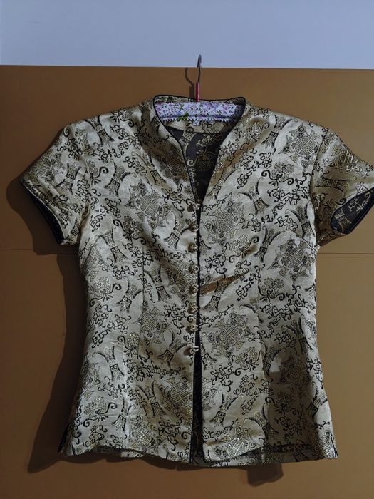 Автентичен китайски топ от 100% коприна - С размер