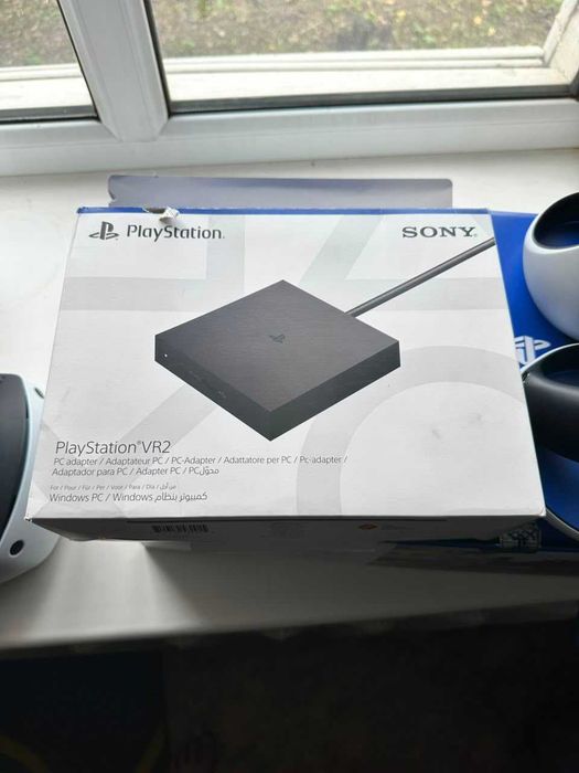Очки виртуальной реальности PSVR2 для PC и PS5 с адаптером