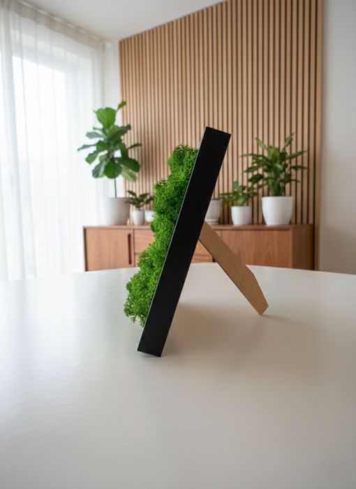 Tablou decorativ cu lichieni naturali.
