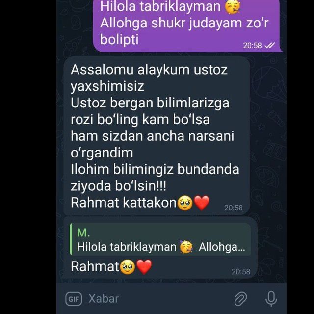 Ingliz tili kurslari/ Репетитор Английского языка