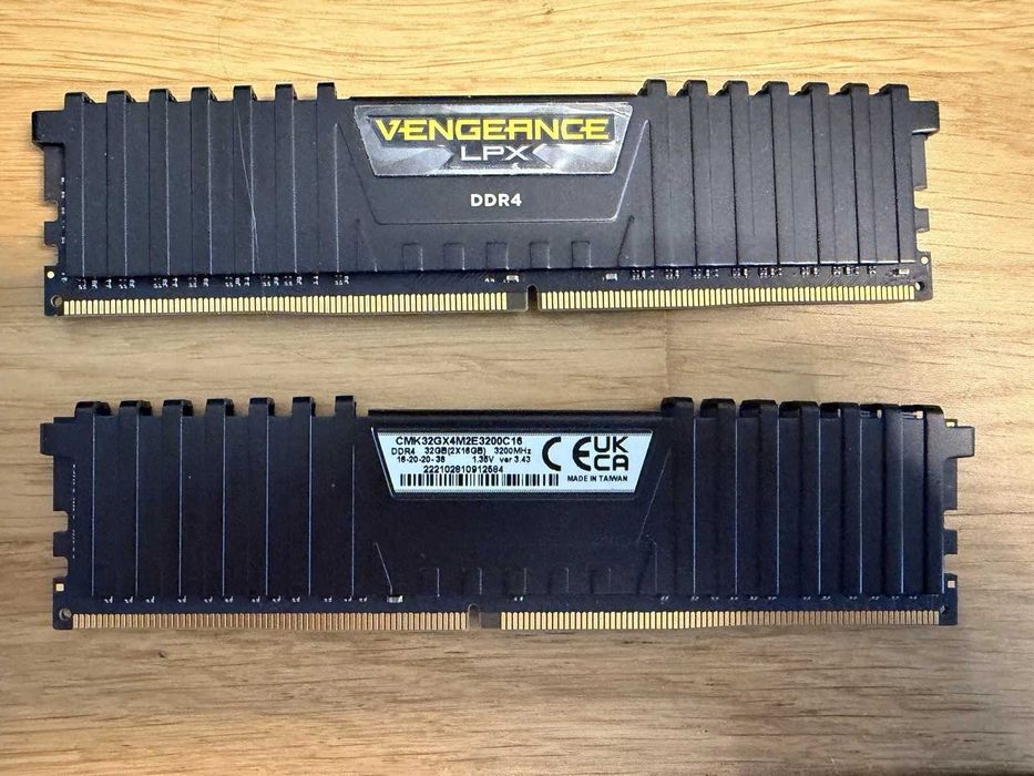 Рам памет CORSAIR VENGEANCE LPX DDR4 32GB (2x16GB) 3200Mhz