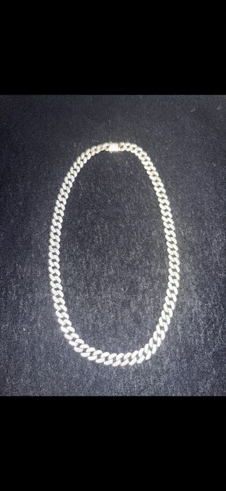 Colier cuban argint 925