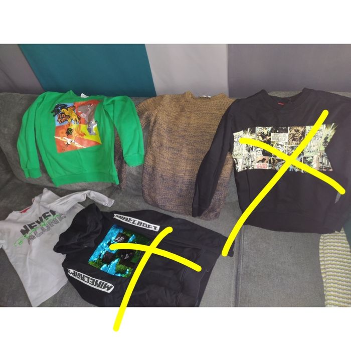 134/ 140 Minecraft, Starwars, Lion King маркови дрехи за момчета