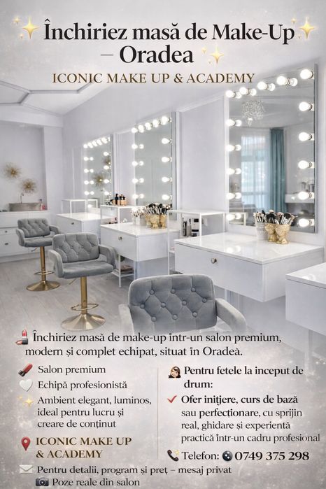 Inchiriez Masa de Make-Up Oradea
