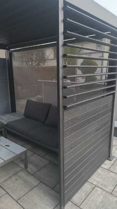 Жалюзи, ламелно ограждение за тераса, ограда, балкон и прегради 120×60