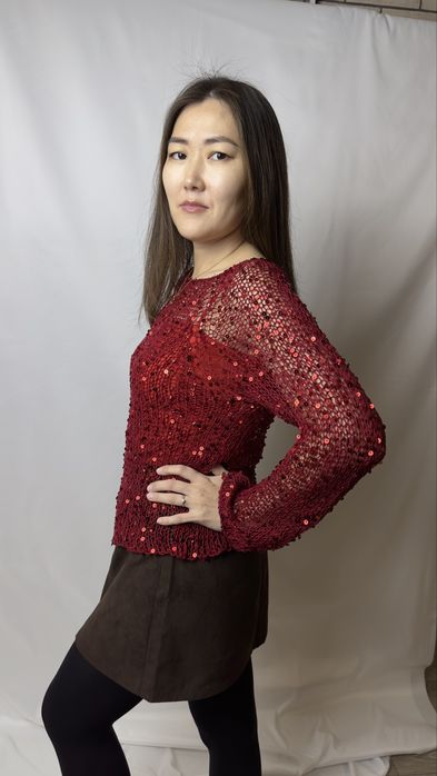 Паутинка с пайетками