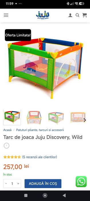 Țarc de joacă 100*100