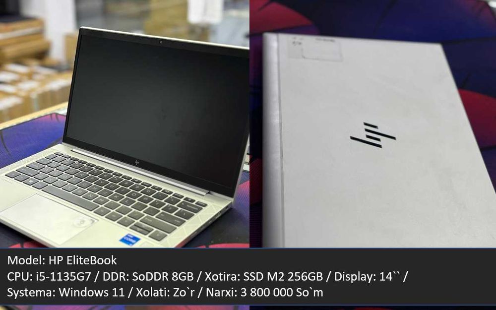 Noutbuklar Optom BU HP, Asus, Lenovo, Acer, MSI, Dell, Surface...