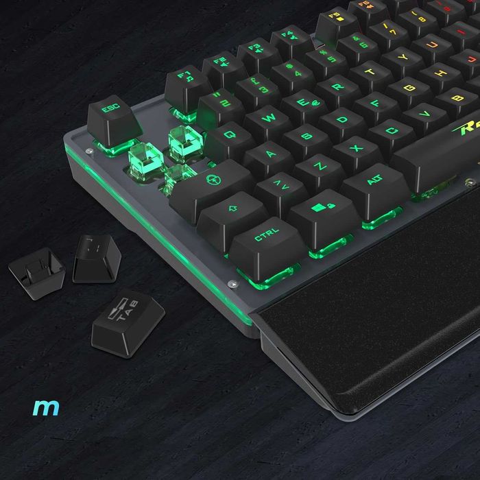 Геймърска клавиатура RaceGT QWERTY, италианска подредба, 104 клавиша