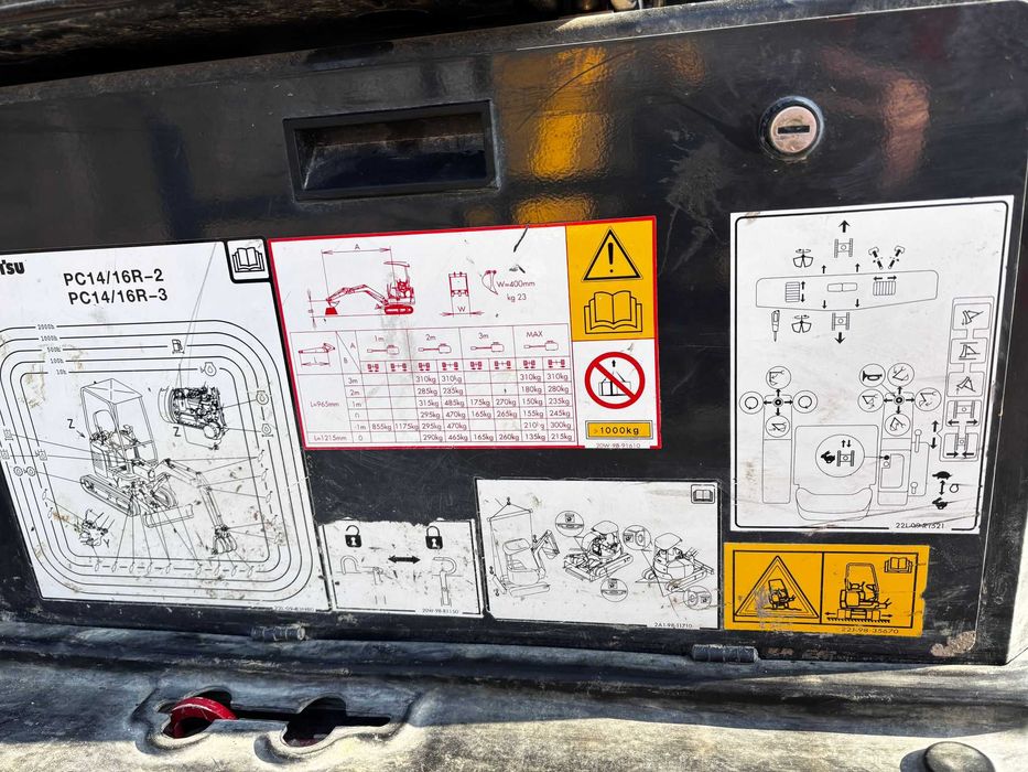 Mini-excavator Komatsu PC16R-3