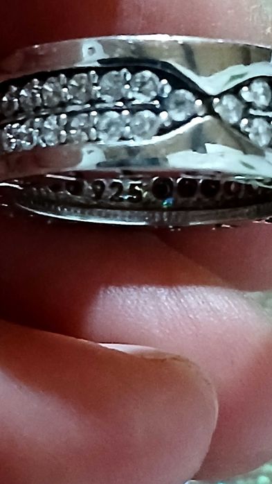 Vand inel argint bvulgari m18 mm 600 lei