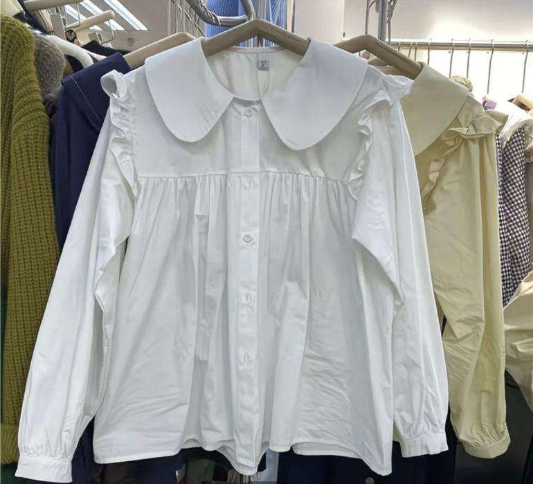 Белая рубашка красивая