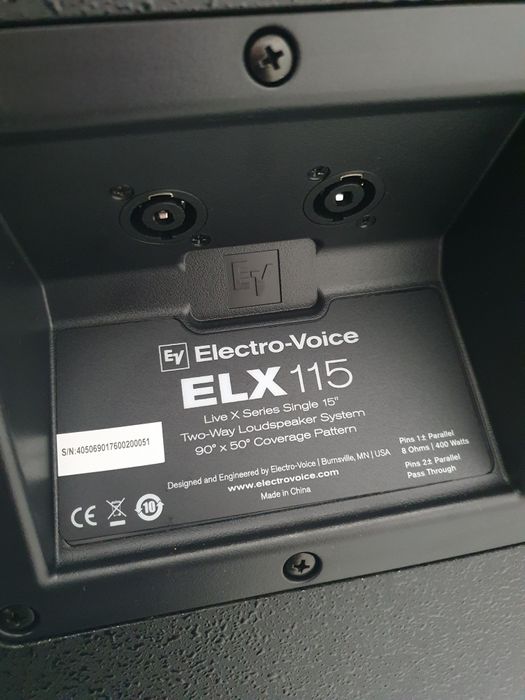 Electro Voice ELX 115 + Stație putere EP2000