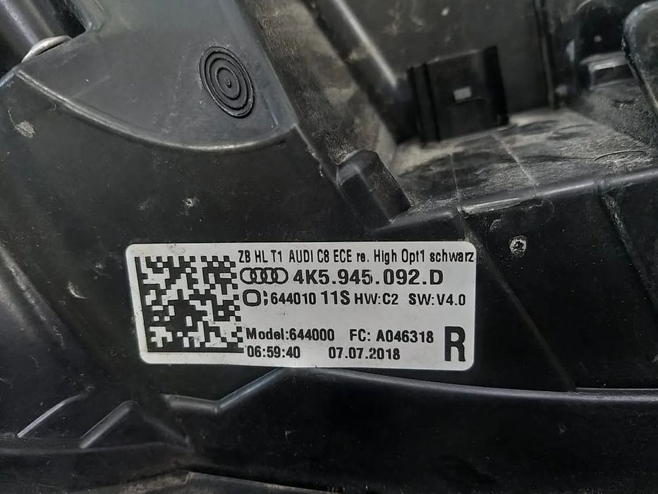 Stop tripla lampa dreapta led aripa audi a6 c8 4k 4k5945092d