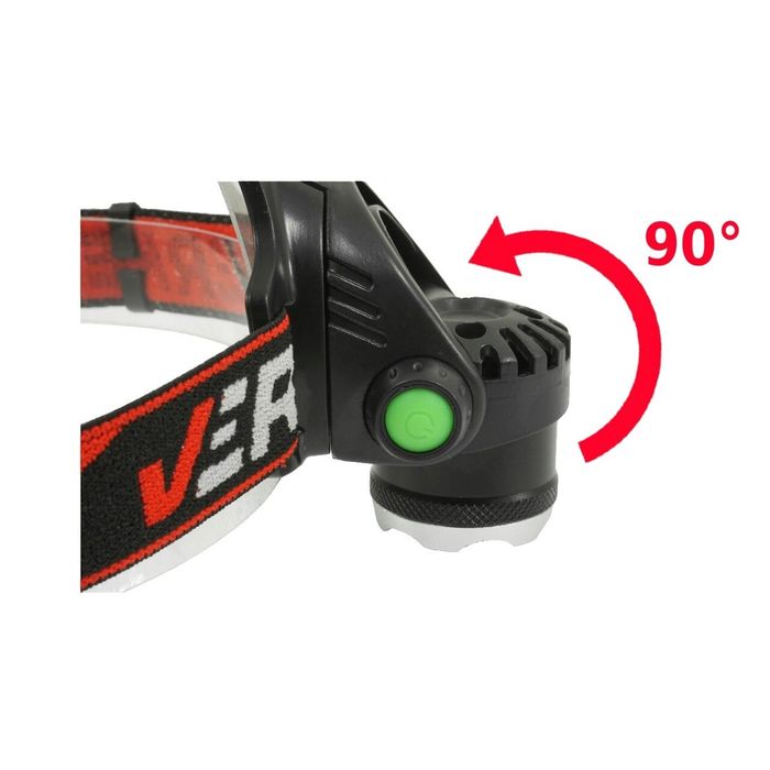 Lampa pentru atelier, prindere pe cap, 3 in 1, cu acumulator, Verke