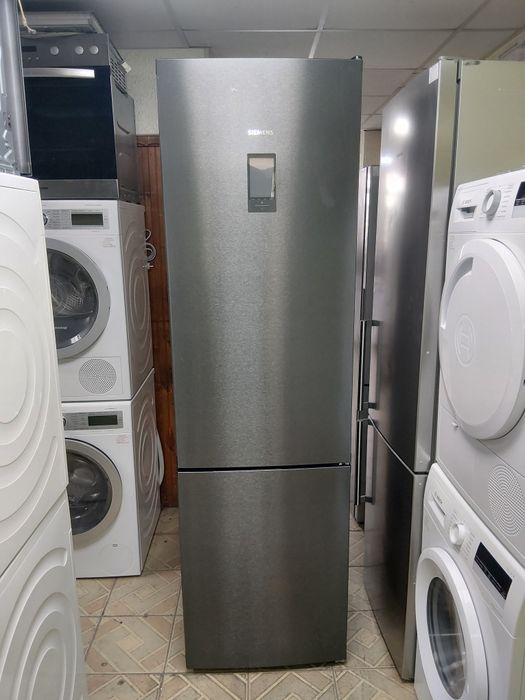 Като нов висок клас иноксов комбиниран хладилник с фризер  Сименс Siemens IQ500 Total No Frost A+++ с 2 години гаранция!