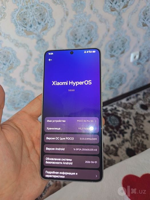 Poco x6 pro ideal holatda