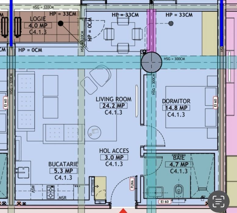One North Pipera -Apartamen 2 camere+loc parcare