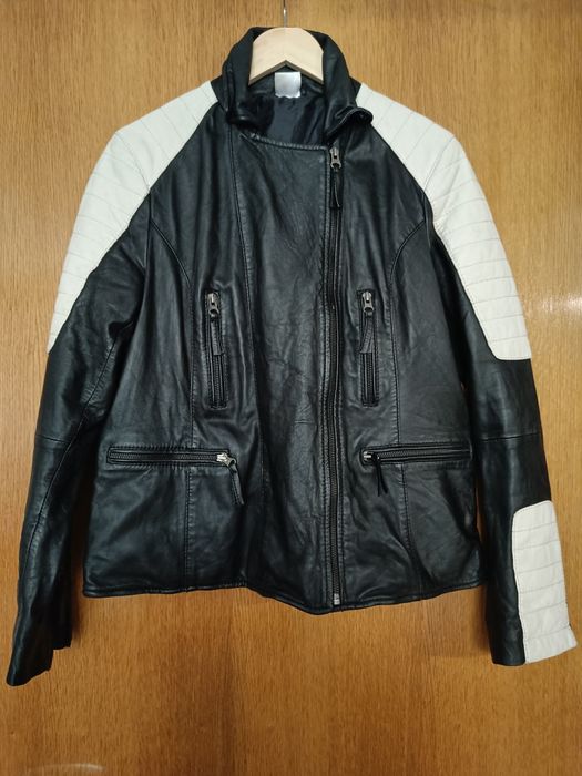 Geaca piele moto marimea 42