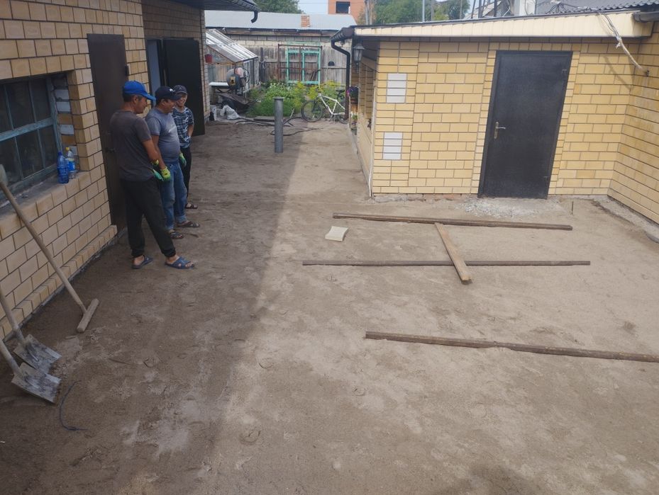 Укладка брусчатки и тротуарной плитки