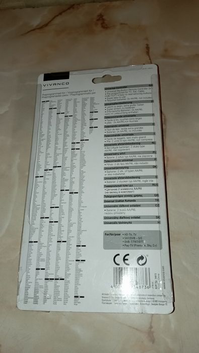 telecomanda universala Vivanco