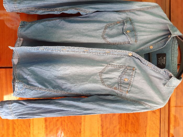 vand camasa originala denim Bershka