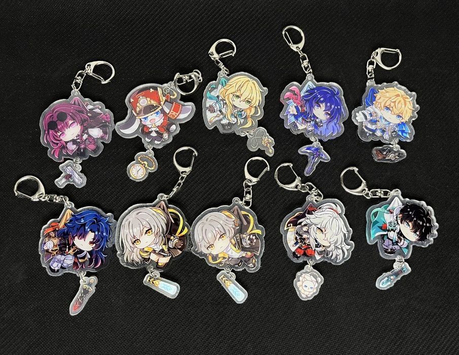 Брелки по игре "Honkai: Star Rail"