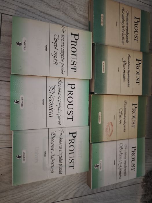 Set În căutarea timpului pierdut,Complet 7 vol, Proust, 1985-2003