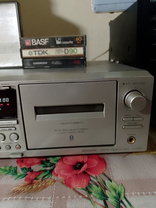 Dublu Deck Sony tc-we 475 cu autorevers pe ambele părți