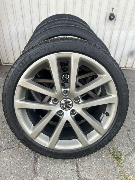 Jante aliaj 5x112mm, anvelope 225/40 R18, VW Golf 5/6/7/8, Touran, Jetta, Eos, Caddy, Audi A3, Skoda Octavia, Seat