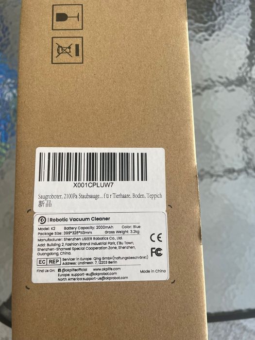 Robot aspirator OKP Like K2 Blue Sigilat