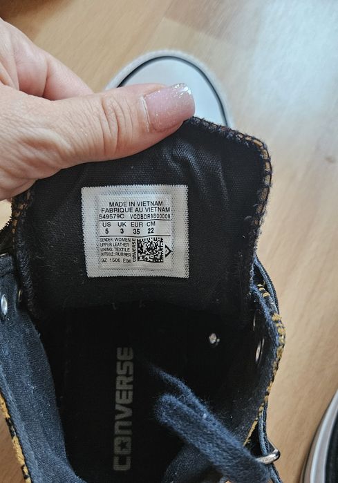 Converse femei piele