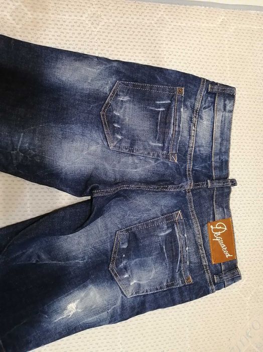 Мъжки Къси Дънкови Панталони-DSQUARED