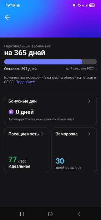 Продам Абонемент 1фит