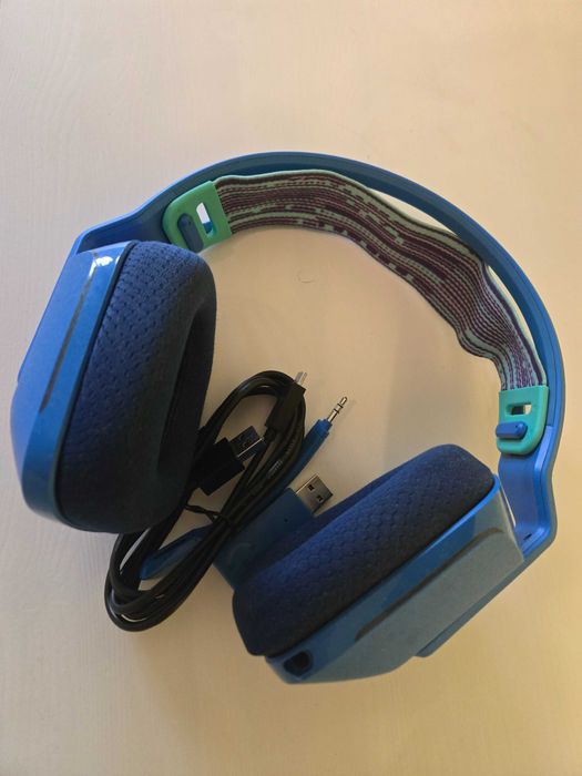 Геймърски слушалки Logitech G733 Blue