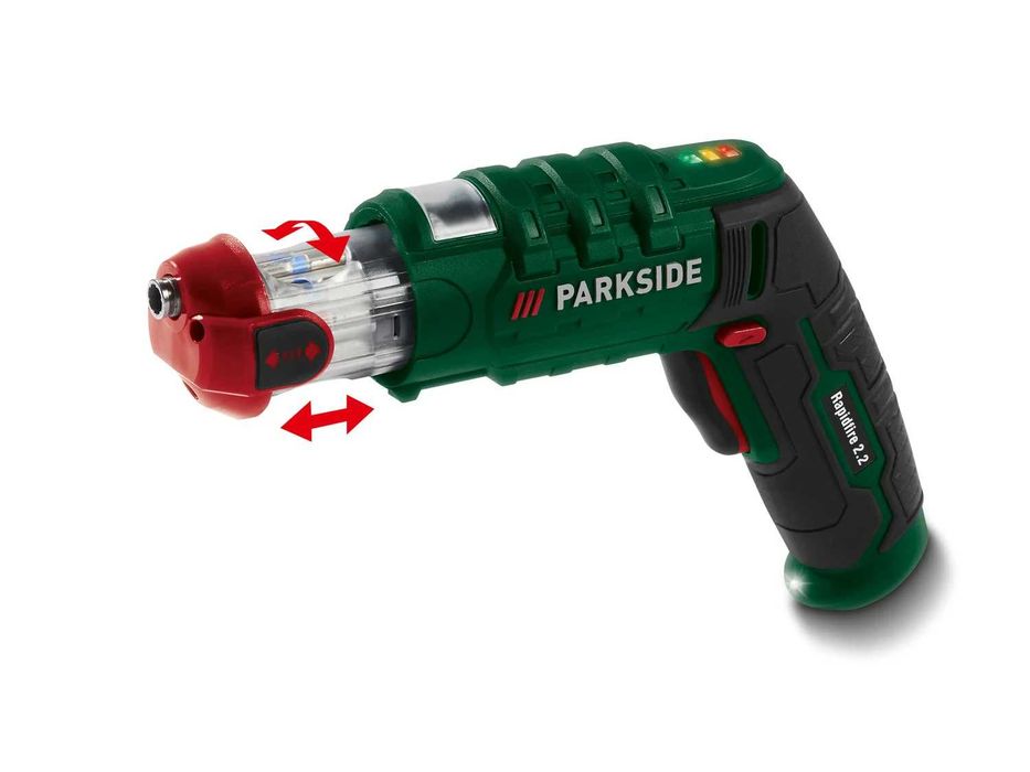 Parkside Rapidfire 2.2, 4V акумулаторна отвертка,с комплект битове