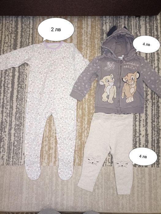 Голям лот летни дрехи за момиче размер 80/86 (12-18 месеца)