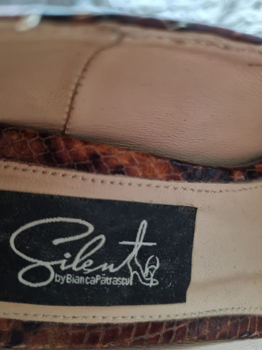 Pantofi stileto din piele, marimea 35