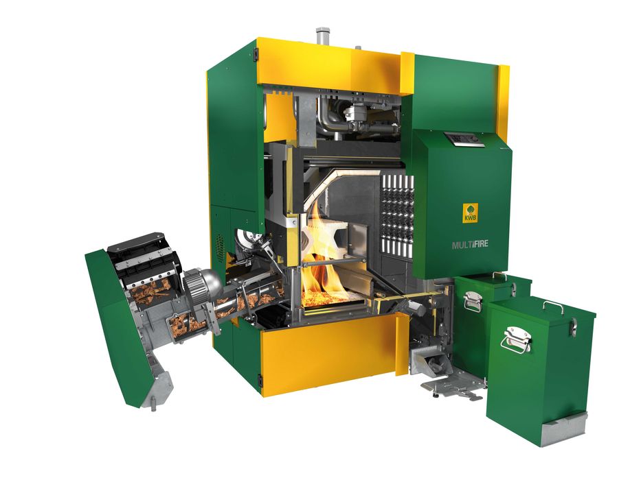 Centrale termice pe tocatura de lemn, peleti, rumegus, biomasa KWB