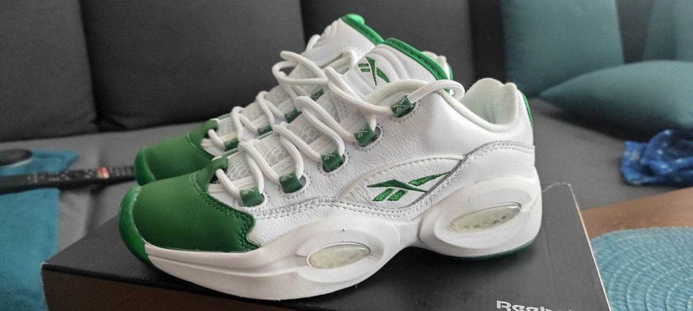 Reebok Question Green Toe