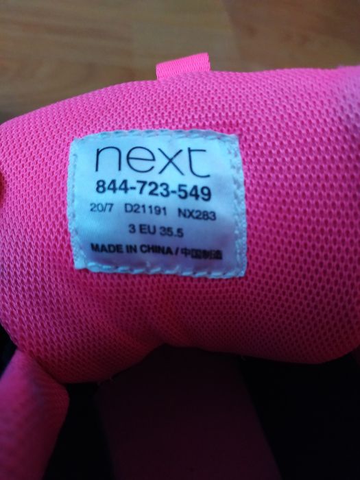 NEXT обувь для девочки 35,5р