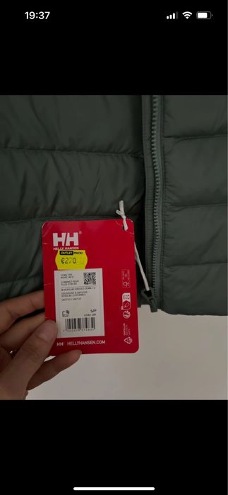 Geaca din puf HH termica si foarte usoara