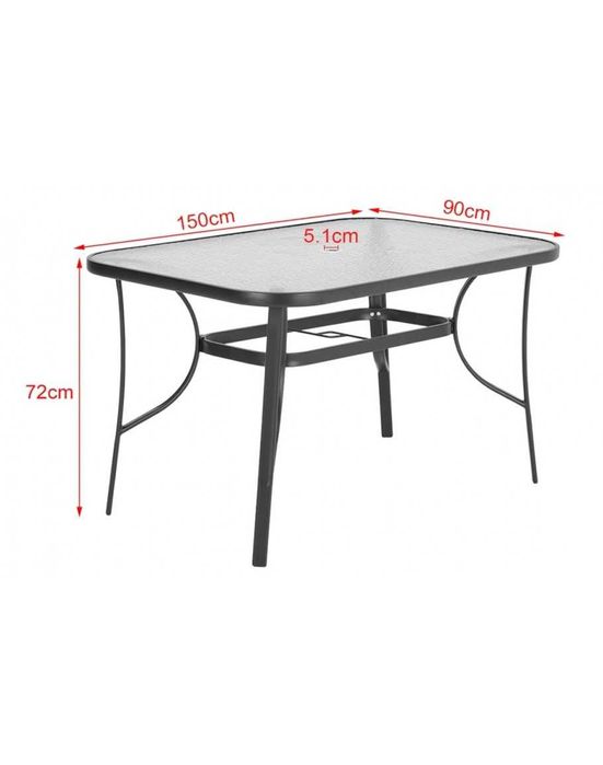 Градински сет от 8 стола и маса