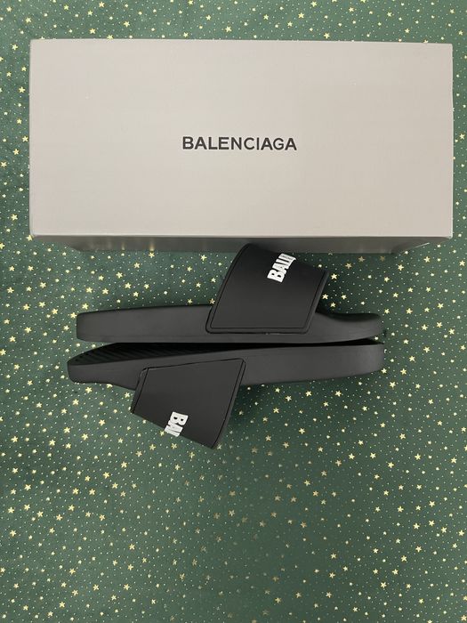 Balenciaga Pool Slide Black