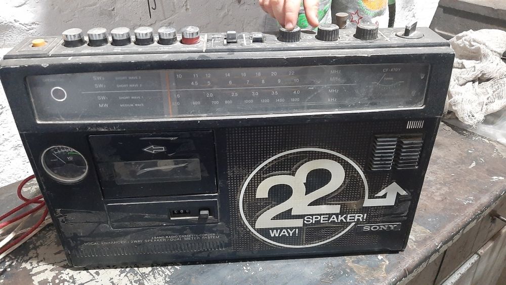 Магнитофон антиквар, Sony Japan.