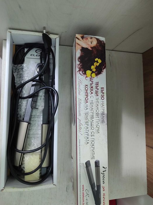 Преса за коса 2 в 1  на Елеком