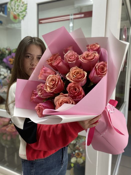 Розы 500 тенге от 15 штук