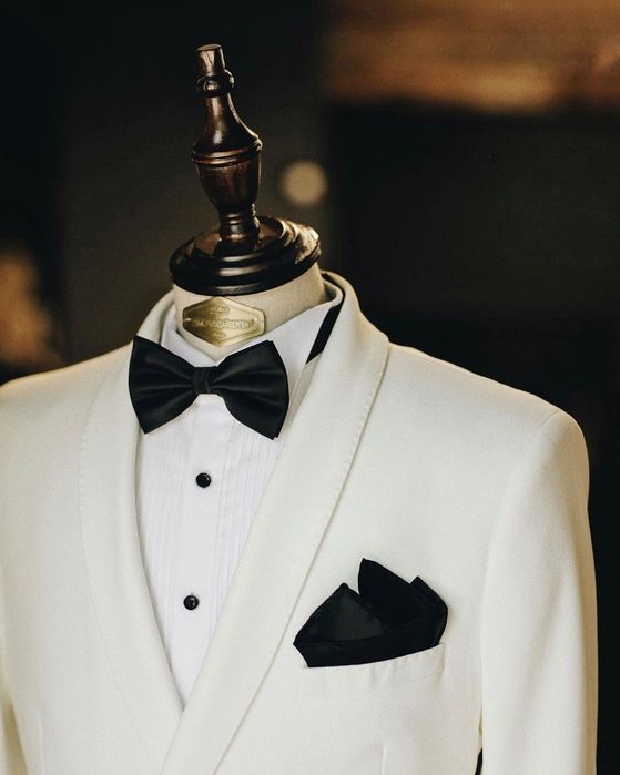 Смокинг SHOQAN Белый двойка