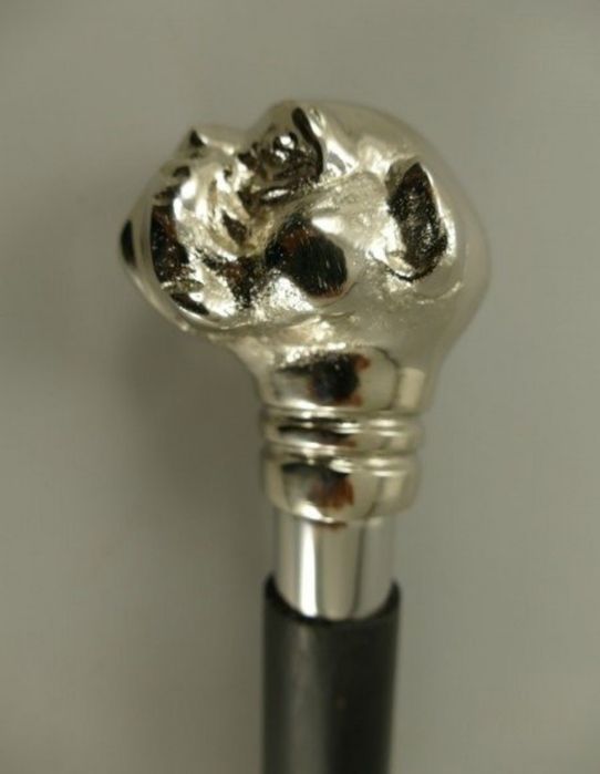 Бастун ( месинг и дърво )