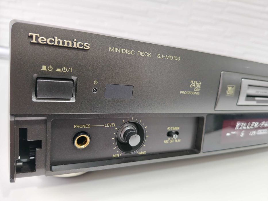 Minidisc Technics SJ-DM100 nu Sony Pioneer Teac